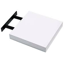 Laminated floating shelves are durable, scratch resistant and easy to clean. Core Products Hudson High Gloss White Small Floating Shelf Kit