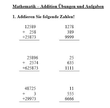 Ungleichnamige brüche addieren und subtrahieren 1 stelle die additionsaufgaben zeichnerisch dar. Schriftliche Addition Schriftliches Addieren Plus Rechnen Lernen