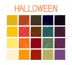 Halloween Classic Tone Colors. Palette Scheme Colorful Colors. Without  Code. Vector Illustration Royalty Free SVG, Cliparts, Vectors, and Stock  Illustration. Image 66437991.