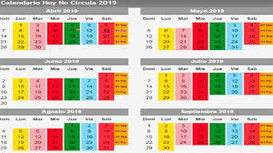 El programa hoy no circula sabatino cdmx funciona bajo las mismas reglas de restricción descriptas en el calendario de esta página. Hoy No Circula 2020 Martes 21 De Abril En Cdmx Y Edomex Mexico La Republica