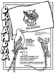 Free, printable coloring book pages, connect the dot pages and color by numbers pages for kids. Oklahoma Coloring Page Crayola Com