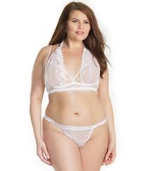 Exuberant floral prints on elastic ribbed fabric mixed with contrast lace. Coquette Plus Size Bridal Peek A Boo Bra Set Reviews Bare Necessities Style 7209x