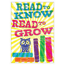 Reading Posters Read To Know Read To Grow Pop Chart