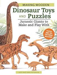 This is a good option if you do not have room for a full size dinosaur puzzle. 9781565238909 Making Wooden Dinosaur Toys And Puzzles Jurassic Giants To Make And Play With Fox Chapel Publishing 36 Puzzle Toy Patterns For T Rex Brontosaurus Ichthyosaur Stegosaurus Triceratops And More Abebooks