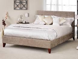 serene chelsea super king size fudge fabric bed frame with mahogany feet fabric bed frame upholstered beds king size bed frame