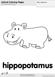 You can search several different ways, depending on what information you have available to enter in the site's search bar. Hippopotamus Coloring Page Super Simple