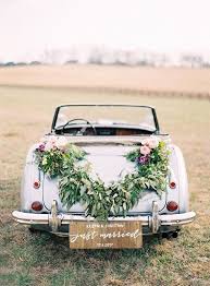 Wooden Sign Just Married With Custom Names And Etsy Wedding Getaway Car Ranch Wedding Wedding Car