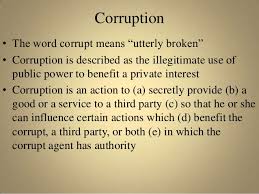Business Ethics Corruption Bribery Mms