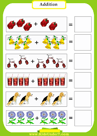 Preschool Math Addition Worksheets Introduce Preschoolers To Math Using Pictures To C Fun Math Worksheets Math Activities Preschool Preschool Math Worksheets