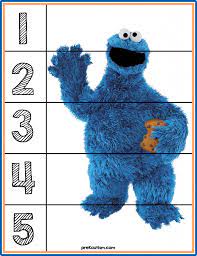 Sesame Street 1 5 Puzzles Sesame Street Sesame Street Crafts Numbers Preschool