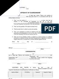 Dr 2460 (10/01/19) colorado department of revenue division of motor vehicles driver license section. Affidavit Of Guardianship Sample Affidavit Legal Guardian