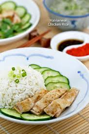 Homemade Hainanese Chicken Rice Served With Silky Smooth Poached Chicken Thinly Sliced Cucumber And Garlic Chili Sauce Hainanese Chicken Chicken Rice Chicken