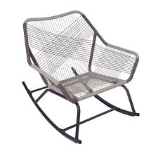 Better Homes Gardens Satilla Outdoor Rocking Chair Walmart Com In 2020 Outdoor Rocking Chairs Outdoor Wicker Rocking Chairs Metal Rocking Chair