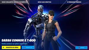 Terminator & sarah connor join fortnite: Exterminador Do Futuro No Fortnite Como Pegar Skins Sarah Connor E T 800 Battle Royale Techtudo