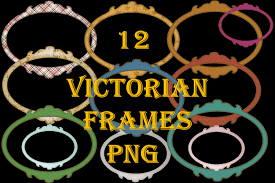 12 Victorian Frames Graphic By The Paper Princess Creative Fabrica