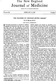 The Diagnosis Of Coronary Artery Disease Nejm