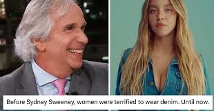 Henry Winkler had the very best response to the idea that women were scared  to wear jeans until that Sydney Sweeney ad LINK IN COMMENTS