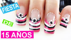 Pedicure diseños para xv / decoración de uñas para pies flores fácil de hacer. Decoracion De Unas Para Fiesta De 15 Anos Youtube