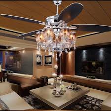 Lighting groups 42 invisible reversible ceiling fans with led light remote control 4 retractable blades fan chandelier for bedroom living room dining room indoor ceiling light with fans (black a) 3.3 out of 5 stars 19. Shiny Fan Chandelier With Gold Finish Flower Design My Aashis