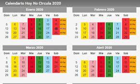 Programa establecido para limitar el flujo vehicular en la cdmx y su zona conurbada, con el fin de. Hoy No Circula 2020 Martes 3 De Marzo En Cdmx Y Edomex Mexico Nchs La Republica