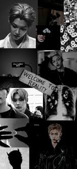 Lee Felix Black Aesthetic Wallpaper Black And White Aesthetic Black Aesthetic