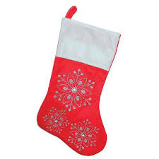 Check spelling or type a new query. Northlight 19 Red And White Felt Christmas Stocking With Glitter Snowflakes And Gemstones Target