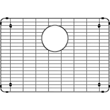 in stainless steel sink grid