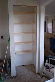Diy Pantry Shelving Ideas Painted Furniture Ideas Diy Pantry Shelves Pantry Shelving Wood Shelves Kitchen