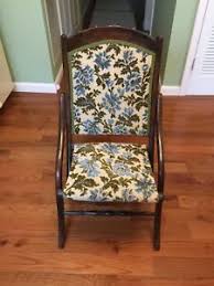 Music rooms and performance venues have special seating. Fabric Folding Chair Antique Chairs For Sale Ebay