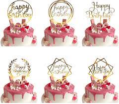 We're excited to help you design and create your perfect custom cake. 6 Pcs Happy Birthday Cake Topper Gold Geburtstag Kuchen Topper Tortenstecker Fur Geburtstagsdeko Acryl Cupcake Topper Fur Kindergeburtstag Baby Shower Tortendeko Kuchendeko Glitzer Party Dekoration Amazon De Spielzeug