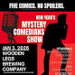 New Year's Mystery Comedians Show @ Wooden Legs... event in Brookings, SD