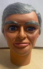 Man in audience Ned Cook show resculpted by Lee Allwood