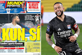Depay himself is said to be excited at the prospect of joining the blaugrana despite the fact he may not be handed a lucrative contract amid the club's. Sergio Aguero Agrees Two Year Barca Deal While Depay House Hunts In City Todayuknews