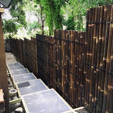 This fence uses wood and chicken wire in a casual elegant way to separate the garden from the rest of the yard, and adds a focal point with an inviting. Top 50 Best Bamboo Fence Ideas Backyard Privacy Designs