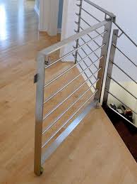 Modern Baby Gate Design Ideas Pictures Remodel And Decor Baby Gate For Stairs Baby Gates Metal Stair Railing