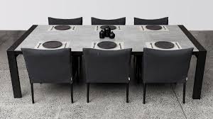 Find premium danish dining tables and chairs to suit any purpose. Marlborough Large Dining Table 2 6l X 1 2w Matte Black Design Concepts
