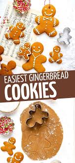 Easiest Gingerbread Cookies In 2020 Easy Gingerbread Cookies Dessert For Dinner Cookie Bar Recipes