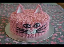 Check spelling or type a new query. Pink Buttercream Cat Cake Youtube
