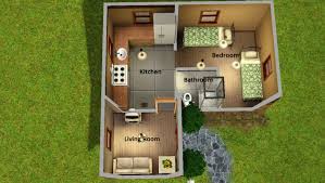 Every single tile counts, literally, and less is more. Minimalist House Design Tiny House Design Sims 4