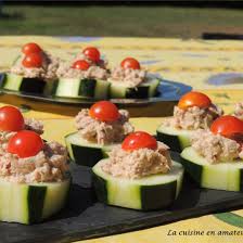 Canape De Concombre Au Thon Recette En 2020 Recette Apero Facile Concombre Recettes De Cuisine