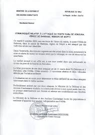 Elle va depuis la place de la concorde jusqu'à la place charles de gaulle. Mali Ministere De La Defense Et Des Anciens Combattants Communique Relatif A L Attaque Du Poste Fama De Sokoura Cercle De Bankass Region De Mopti 14 10 2020 Minbane