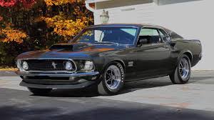 1969 Ford Mustang Boss 429 In Black Jade Kk 1607 Ford Mustang Ford Mustang Boss Mustang