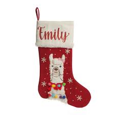 Check spelling or type a new query. Personalised Fluffy Girl Llama Red Christmas Stocking The Christmas Cart
