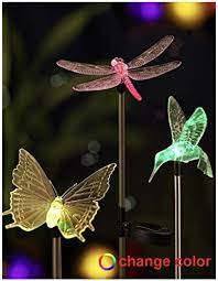 Garden gifts can be given to children as well as grandparents. Buy Hardoll Solar Lights Hummingbird Butterfly Dragonfly Solar Garden Stake Light For Home Outdoor Decoration Led Lamp Set Of 3 2 Online At Low Prices In India Hardoll Solar Lights Hummingbird Butterfly Dragonfly Solar