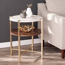 On sale for $75.66 original price $109.99 $ 75.66 $109.99. Strick Bolton Aldea Round End Table W Faux Marble Top On Sale Overstock 30032950