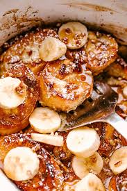 Get 9,000+ recipes for healthy living to help you lose weight and build healthy habits. Creamy Crock Pot Banana French Toast Recipe Slow Cooker Breakfast