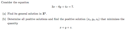 We did not find results for: Consider The Equation 36 6y 4z 7 A Find Its Chegg Com