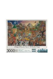 Beatles monument view in liverpool. The Beatles Jigsaw Puzzle Magical Mystery Tour 3000 Pieces