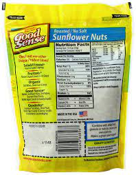 Good sense roasted & salted sunflower kernels provide a crunchy and satisfying snack any time of the day! Amazon Com Good Sense Sunflower Kernels Shelled Sunflower Seeds Roasted No Salt Non Gmo All Natural 8oz 8 Ounce Resealable Bag Pack Of 12 Edible Sunflower Seeds Grocery Gourmet Food