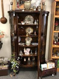 Whether you need extra space to stow away barware or a sophisticated piece to show off fine china and crystal, you'll find. Late 1800 S Bow Front Curio Cabinet Picture Of Weatherd Treasures Seaford Tripadvisor